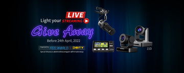 FEELWORLD Easter Give Away - Light your Live Streaming