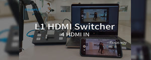 FEELWORLD L1 is A Multi-format Live Mini Switcher that Supports Four 1080p60 HDMI- YTB By @Florasway