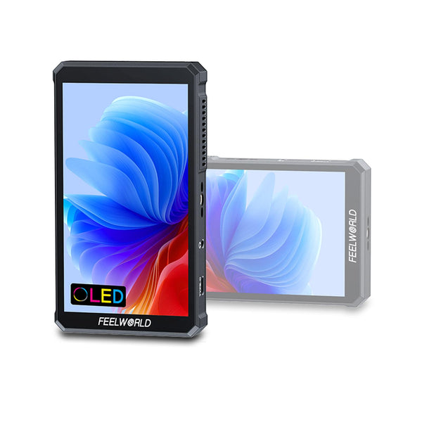 FEELWORLD PS6 5.5 Inch 550nit OLED Vertical Horizontal Camera Field Video Monitor Touch Screen 4K HDMI