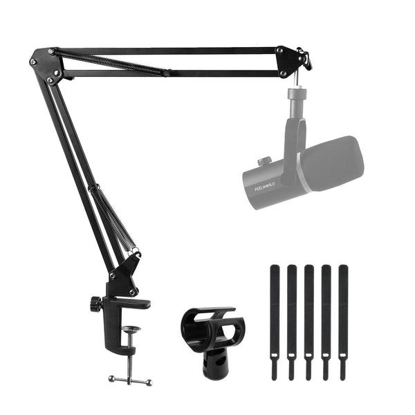 FEELWORLD AMS1 Microphone Boom Arm for PM1 and Dynamic Microphone