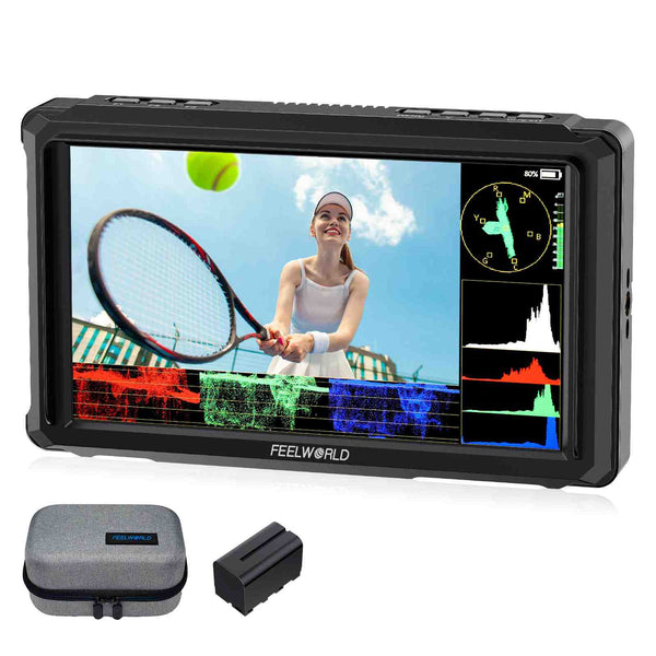 FEELWORLD FW568 PRO 6inch 1200nit High Bright Camera DSLR Monitor 4K HDMI 60Hz