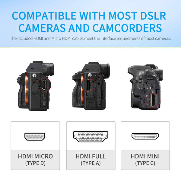 FEELWORLD T6 6-Inch 450nit Camera Field Video Monitor Aluminium Housing 4K HDMI 1920x1080 IPS