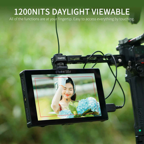 FEELWORLD F7 PLUS 7 Inch 1200nit DSLR Camera Field Monitor Touch Screen 4K HDMI
