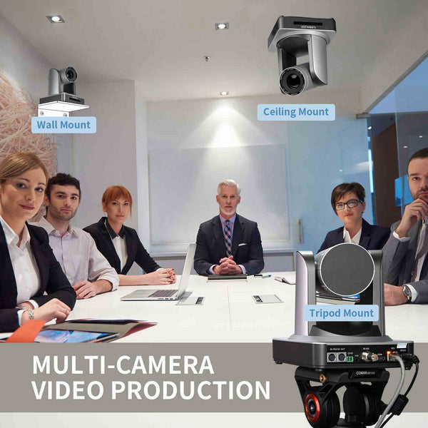 FEELWORLD POE20X Simultaneous 3G-SDI HDMI IP Live Streaming PTZ Camera with 20X Zoom PoE Supported