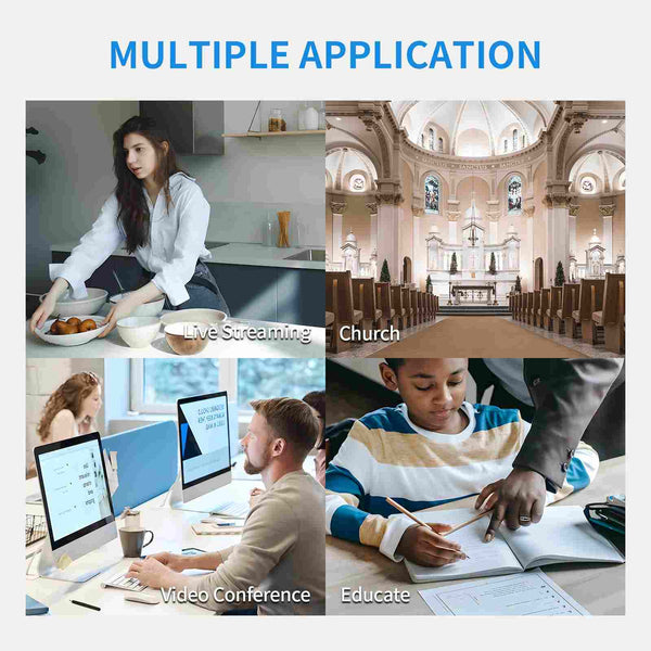 FEELWORLD POE20X Simultaneous 3G-SDI HDMI IP Live Streaming PTZ Camera with 20X Zoom PoE Supported