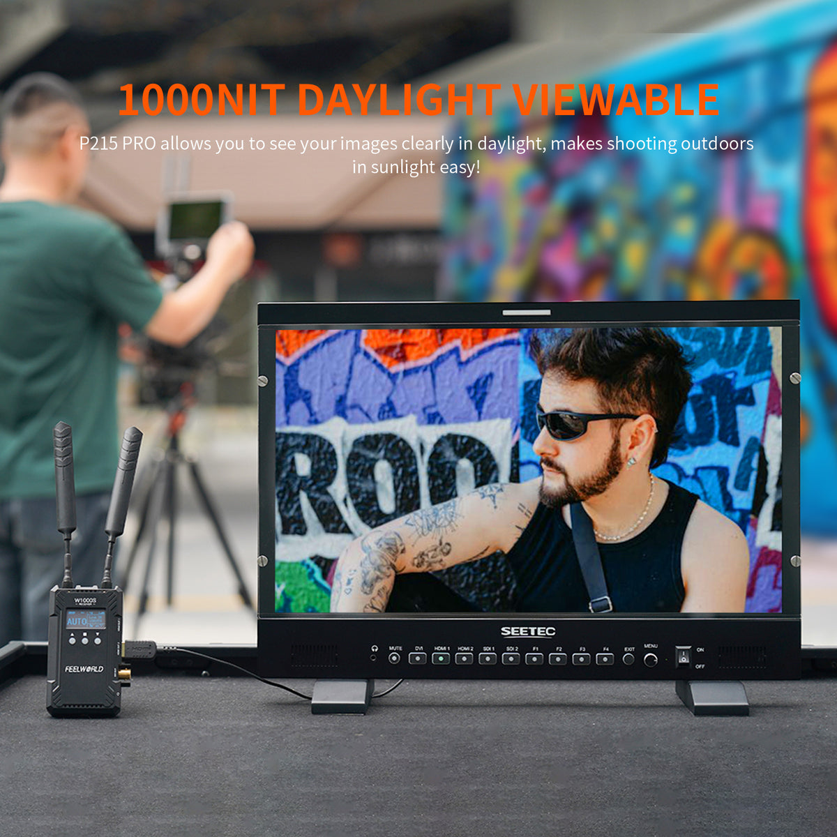 SEETEC P215 PRO 21.5 inch 1000nit Broadcast Director Monitor
