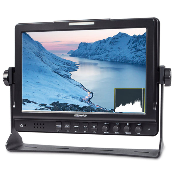 FEELWORLD FW1018SPV1 10.1" SDI DSLR Camera Field Monitor with Peaking Histogram Exposure 1920x1200