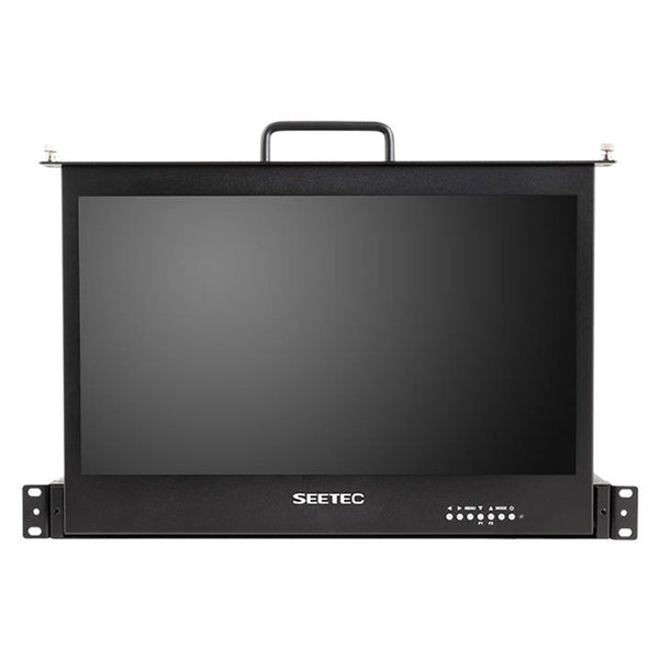 SEETEC SC173-HD-56 17.3 Inch 1RU Pull Out Rack Mount Monitor HDMI In Out Full HD 1920x1080