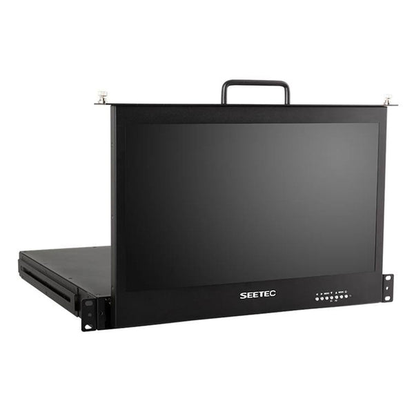 SEETEC SC173-HSD-56 17.3 Inch 1920x1080 1RU Pull Out Rackmount Monitor HDMI SDI In Out
