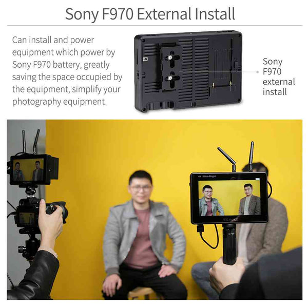 touch screen video monitor for camera