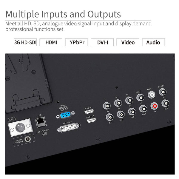 SEETEC P173-9HSD-CO 17.3 Inch 1920x1080 Broadcast Director Monitor Carry on with SDI HDMI In Out