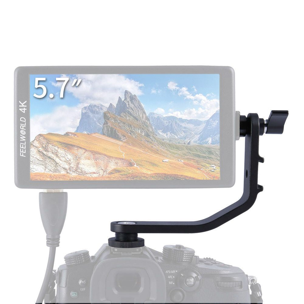 Tilt Arm Mount For 4.5 To 5.7 Inch Camera Monitors – Adjustable, Unbranded