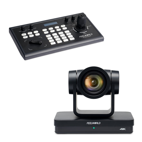 FEELWORLD UHD4K12X PTZ Camera and KBC10 PTZ Controller