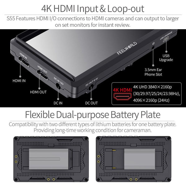 ikan 5 inch 4k monitor