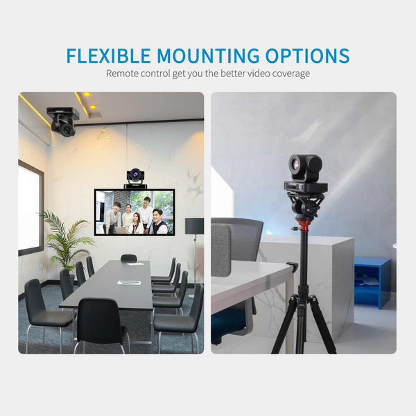 FEELWORLD USB10X Video Conference USB PTZ Camera 10X Optical Zoom Full HD 1080p for Live Streaming