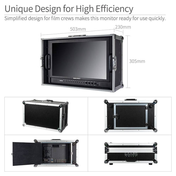 SEETEC P173-9HSD-CO 17.3 Inch 1920x1080 Broadcast Director Monitor Carry on with SDI HDMI In Out