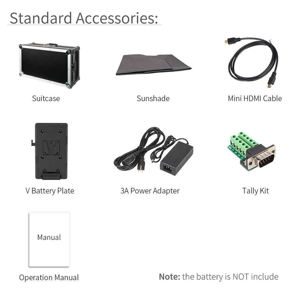 SEETEC P173-9HSD-CO 17.3 Inch 1920x1080 Broadcast Director Monitor Carry on with SDI HDMI In Out