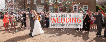 Crea la magia de la boda: transmisión en vivo con varias cámaras