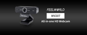 FEELWORLD WV207 USB Pluy and Play 1080p Вэб-камера Вертыкальны экран Прамая трансляцыя 85° Wide Viewing