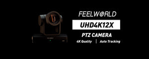 Caméra vidéo FEELWORLD UHD4K12X 4K PTZ pour divers flux en direct