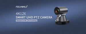 [Lanzamiento de nuevo producto] Cámara PTZ de seguimiento AI FEELWORLD 4K12X: nueva era de cámara PTZ
