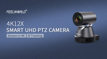 [Nuova versione del prodotto] FEELWORLD 4K12X Telecamera PTZ con tracciamento AI ： Nuova era della telecamera PTZ