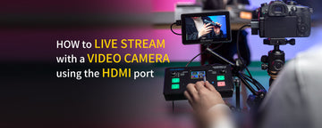 Como usar sua câmera para transmitir ao vivo usando a porta HDMI?