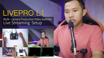 Агляд FEELWORLD LIVEPRO L1 Мультыкамерны вытворца відэа-пераключальнікаў USB3.0 Live Streaming Review