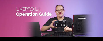 FEELWORLD LIVEPRO L1 คำแนะนำการใช้งานกล้องหลายตัวสลับวิดีโอ USB3.0 ถ่ายทอดสด