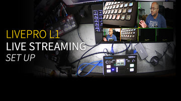 FEELWORLD LIVEPRO L1 Mini Video Switcher Mixer 4HDMI input USB3.0 Live Streaming Unboxing & Review