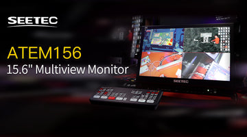 SEETEC ATEM156 - 15.6 ”Pengaturan Streaming Langsung Monitor Multiview untuk Tinjauan Mini ATEM