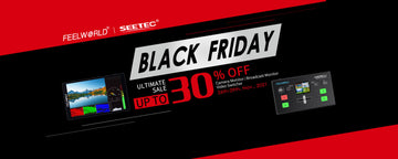 Black Friday-verkoop tot 30% korting voor cameramonitor, videoswitcher en uitzendmonitor