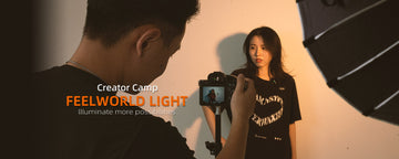 Aturan Kamp Pembuat Konten FEELWORLD-Video Light