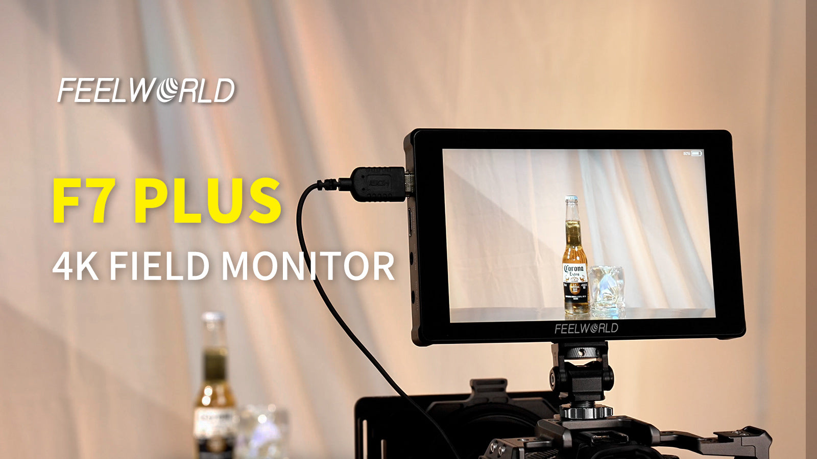 【新品】FEELWORLD F7 PLUS 外部モニター Amazon.com : FEELWORLD F7 Plus 7 Inch 1200nit DSLR Camera Field