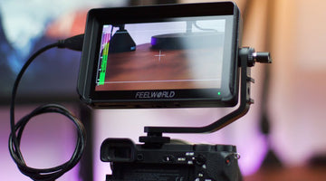 FEELWORLD F6 Plus Monitor Rishikimi 5.5 Inç 3D LUTs me prekje për kamerën Sony Alpha a6500
