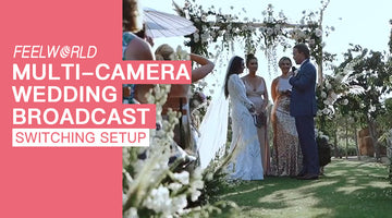 Multi-kamera bryllupsudsendelse og skiftende opsætning
