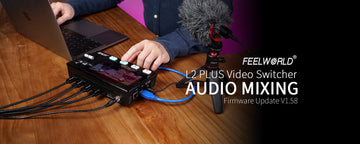 FEELWORLD L2 PLUS Live Production Switcher Aggiornamento del firmware di missaggio audio aumentato a V1.58