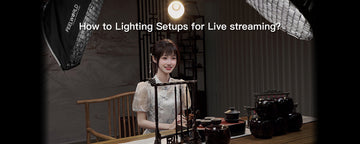 Cum să setați iluminarea pentru streaming live?