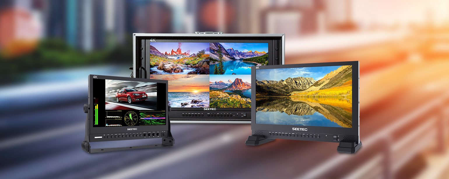 SEETEC LCD broadcast video monitor for news production, tv, filmmaker ...