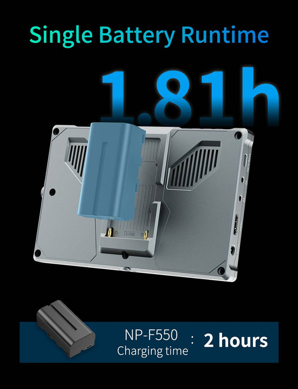 FEELWORLD FW759 PRO 7 Inch 400nit HD Touchscreen Field DSLR Camera Monitor 4K HDMI 1280x800 IPS