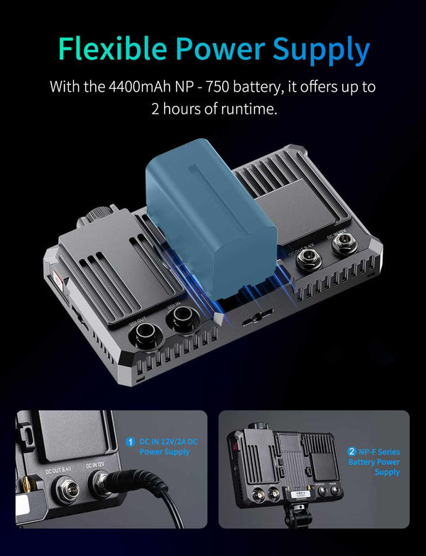 FEELWORLD SC6 6 Inch 1500nit HighBright Aluminium Field DSLR Camera Monitor Touch 3G SDI 4K HDMI60Hz