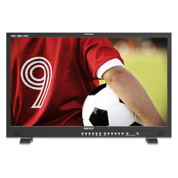 SEETEC 12G320F 32 inci 4K 8K Produksi Siaran HDR Monitor 4x 12G SDI In Out 2x HDMI 3840x2160