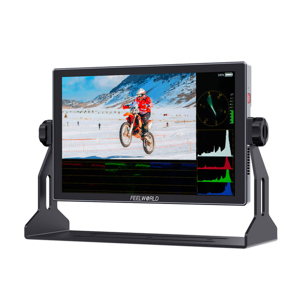 FEELWORLD S10 10 Inch 1200nit 12G SDI Camera Field Monitor High Brightness Touchscreen HDMI 2.0