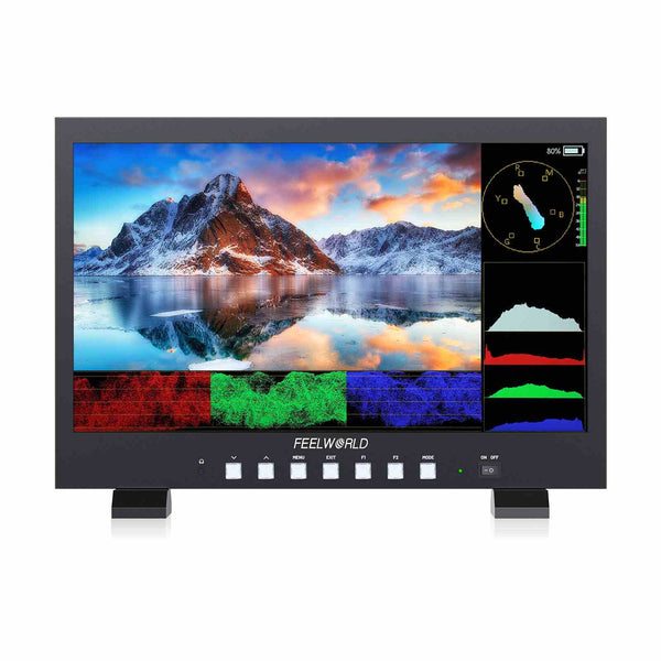 FEELWORLD FVM215-1000 21.5-inch Professional Production Broadcast Monitor High Brightness 1000nit Full HD IPS 4K60Hz HDMI 3G-SDI