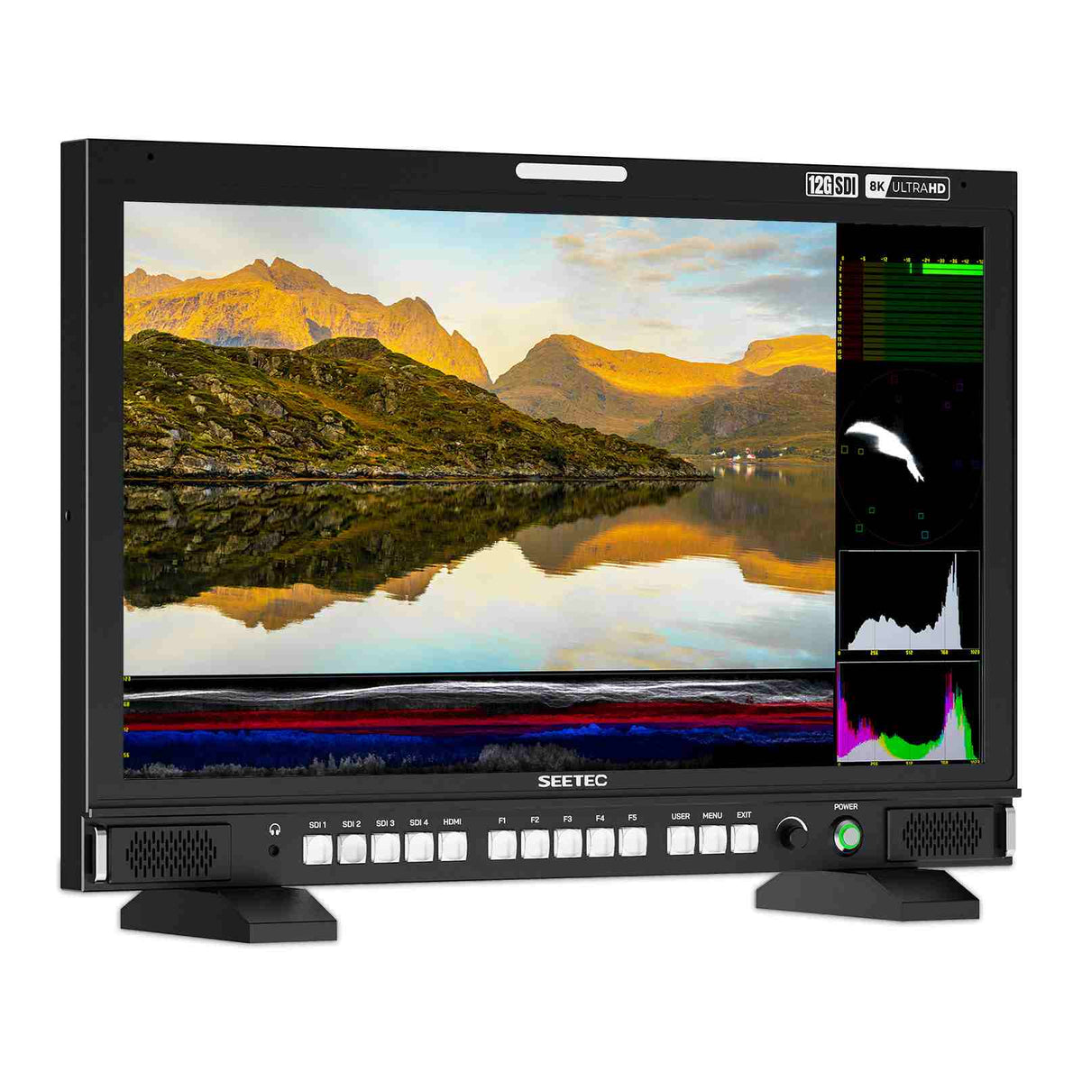 Store Monitor Video SEETEC S24 23.8inch 4K/8K Broadcast Monitor High Brightness 1000nit 4x ...