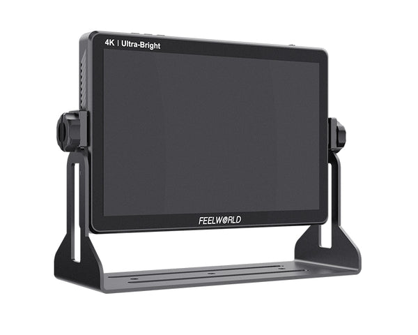 FEELWORLD LUT11H 10.1 collas īpaši spilgts 2000 nitu DSLR kameras lauka monitora skārienekrāns 4K HDMI F970 ārējais barošanas un instalēšanas komplekts