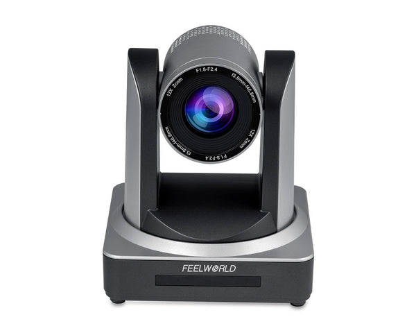 FEELWORLD POE12X Smart PTZ Camera 12X Optical Zoom USB SDI HDMI IP Live Streaming 1080P@60fps PoE Supported