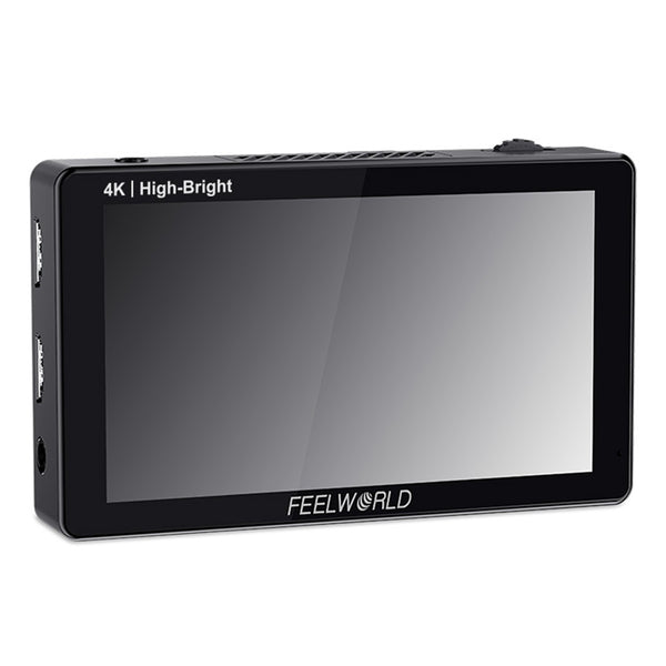FEELWORLD LUT5E High Bright 1600nit DSLR Camera Field Monitor F970 Alimentazione esterna e kit di installazione