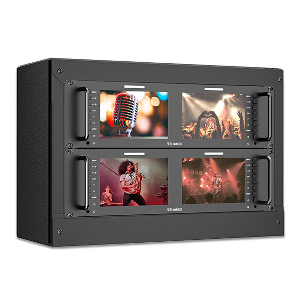 FEELWORLD D71 PLUS 7 Inch 3RU HDMI SDI Rack Mount Monitor With Wavefor ...