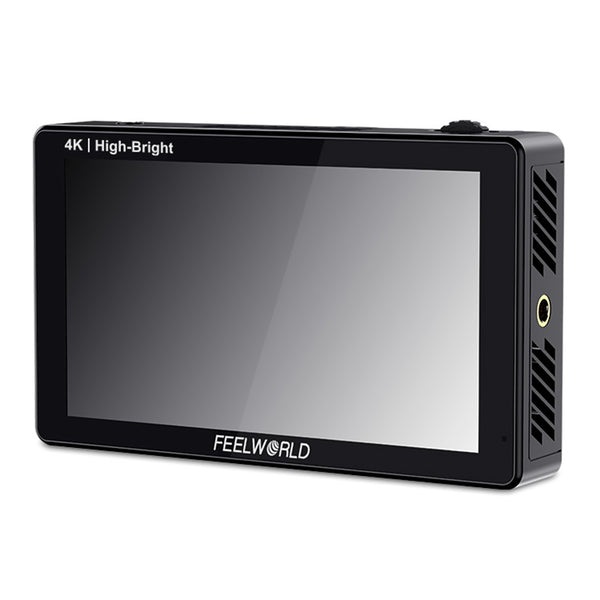 FEELWORLD LUT5E High Bright 1600nit DSLR Camera Field Monitor F970 Externe voeding en installatiekit